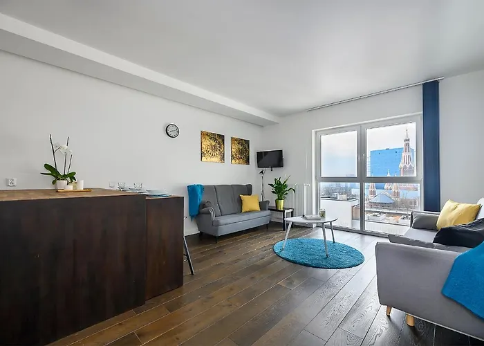 アパート Centre Point Ilumino By Lovlodzapartments ウッチ